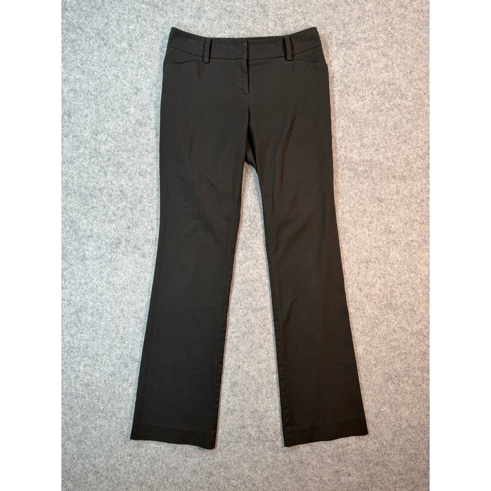 New York & Company Stretch Black Dress Pants Womens 2 Average Bootcut‎ Trousers